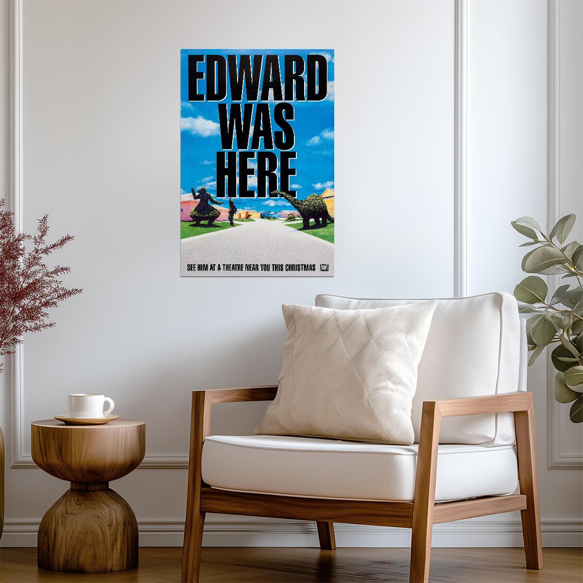 Edward Scissorhands Movie Poster | Edward Was Here - Movies & TV Poster