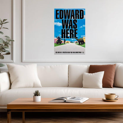 Edward Scissorhands Movie Poster | Edward Was Here - Movies & TV Poster