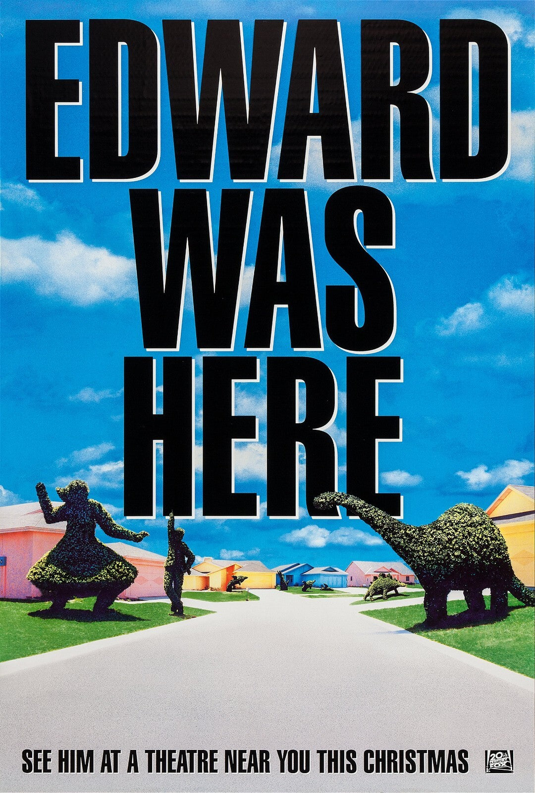 Edward Scissorhands Movie Poster | Edward Was Here - Movies & TV Poster