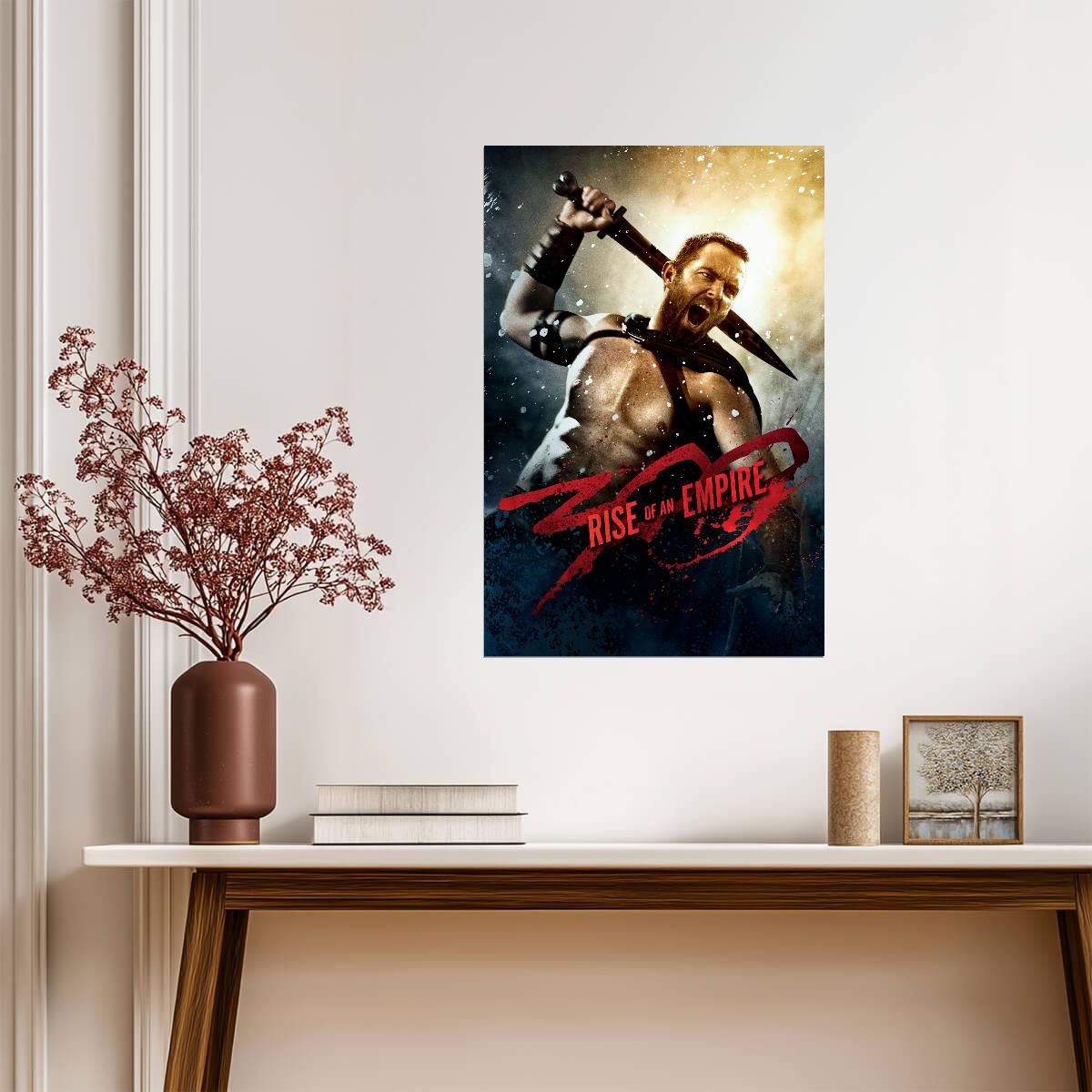 300: Rise of an Empire Poster | Themistocles with a Sword - Movies & TV Poster
