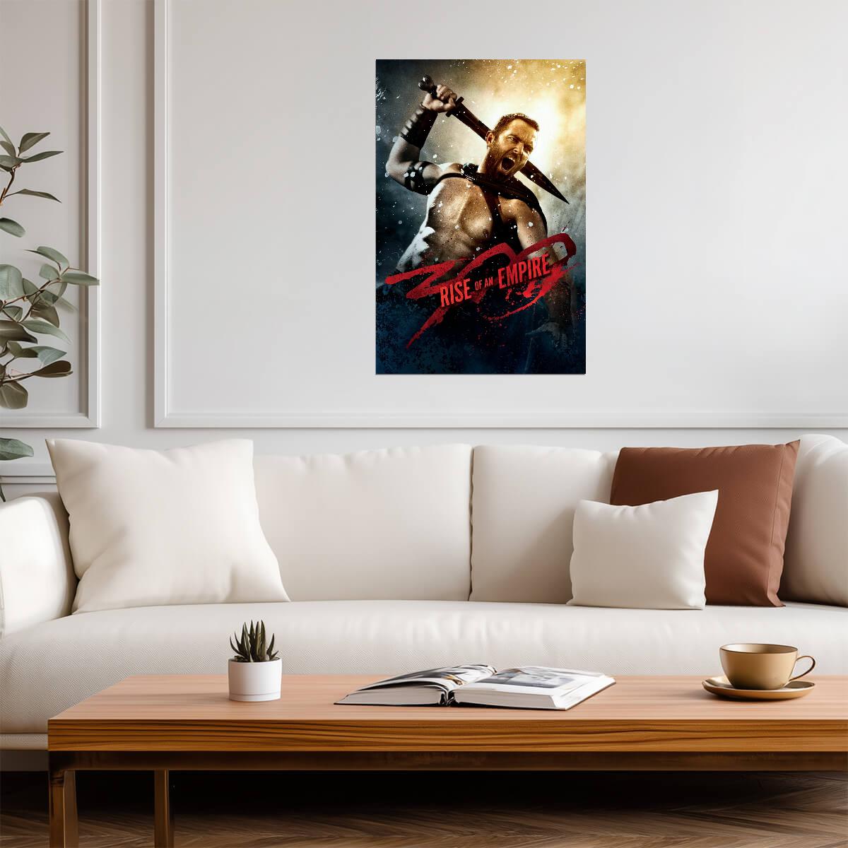 300: Rise of an Empire Poster | Themistocles with a Sword - Movies & TV Poster