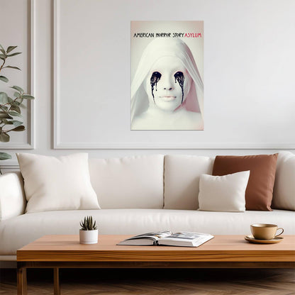 American Horror Story Asylum Poster | Nun with Black Tears - Movies & TV Poster