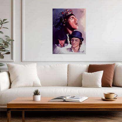 A Clockwork Orange Poster | Alex Portrait Collage Illustration - Movies & TV Poster