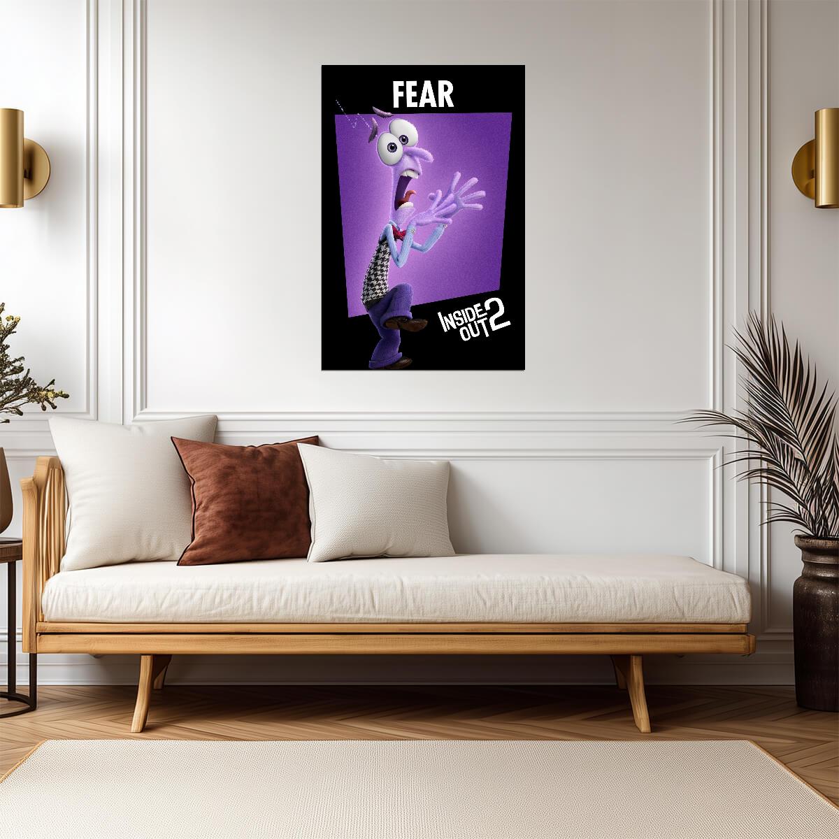 Inside Out 2 Movie Poster | Fear - Movies & TV Poster