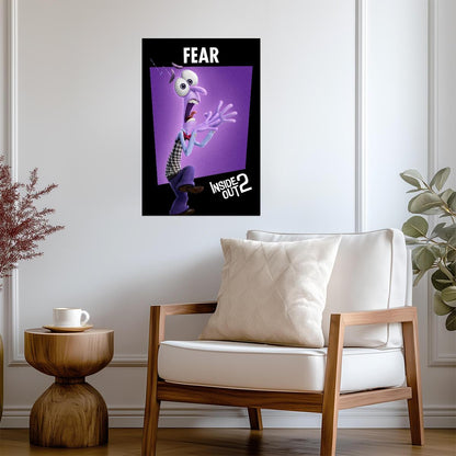 Inside Out 2 Movie Poster | Fear - Movies & TV Poster