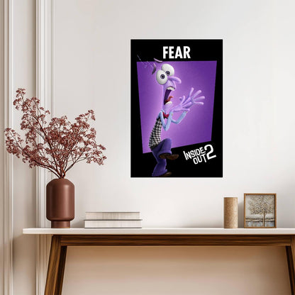 Inside Out 2 Movie Poster | Fear - Movies & TV Poster