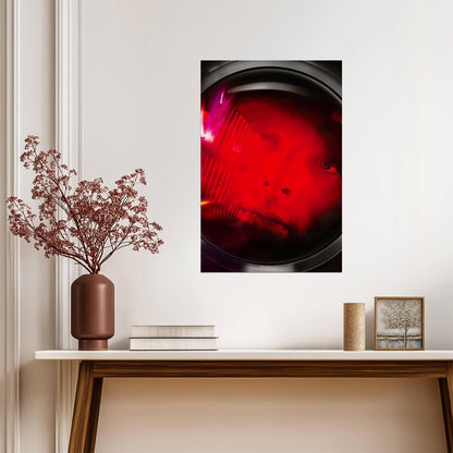 2001: A Space Odyssey Poster | Astronaut in Red Helmet Portrait - Movies & TV Poster