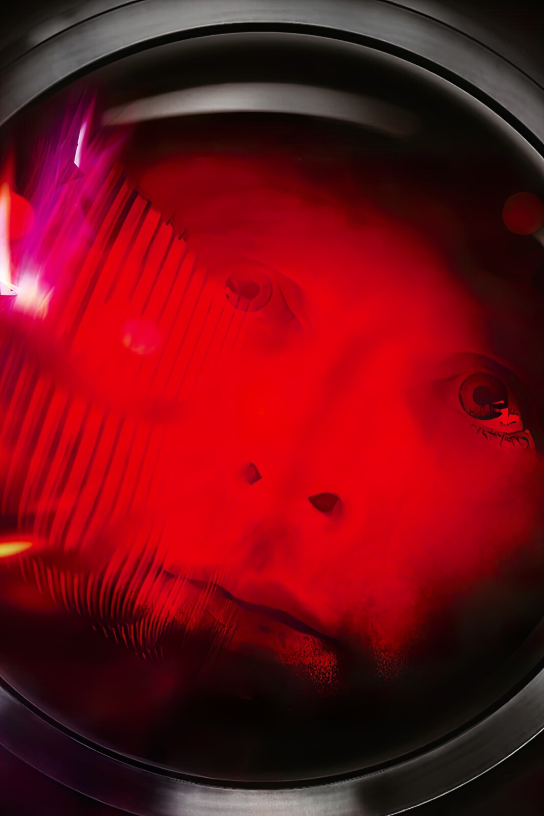 2001: A Space Odyssey Poster | Astronaut in Red Helmet Portrait - Movies & TV Poster