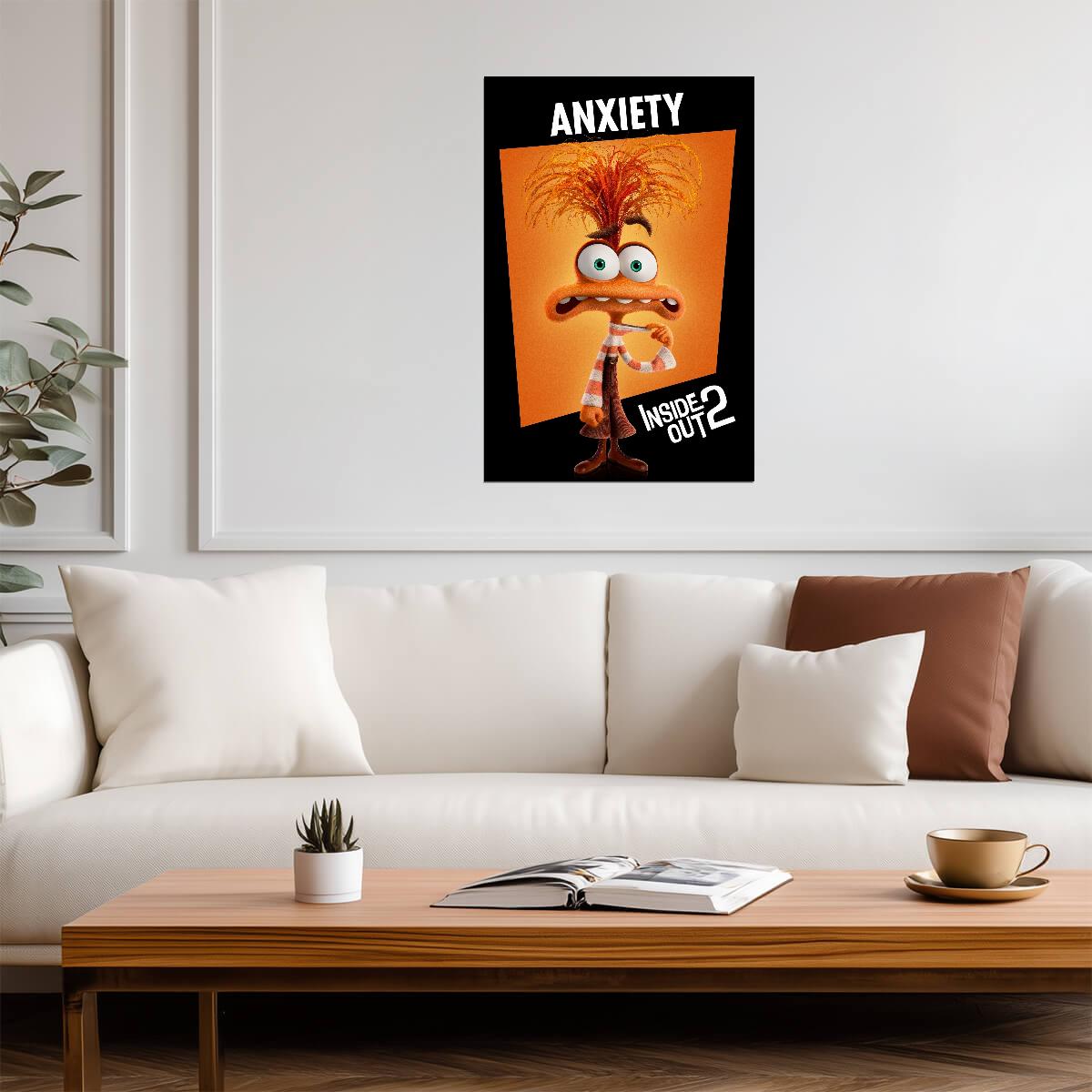 Inside Out 2 Movie Poster | Anxiety - Movies & TV Poster