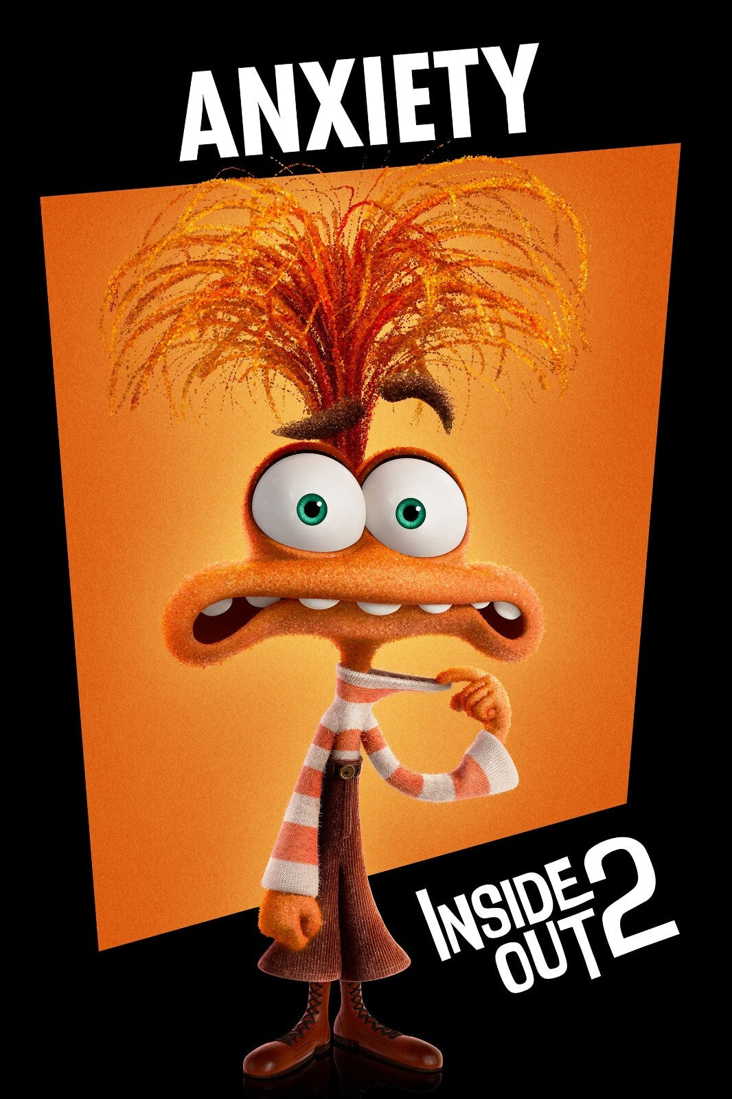 Inside Out 2 Movie Poster | Anxiety - Movies & TV Poster