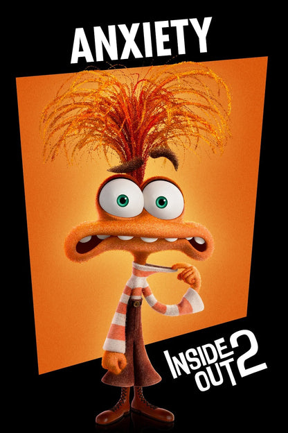 Inside Out 2 Movie Poster | Anxiety - Movies & TV Poster