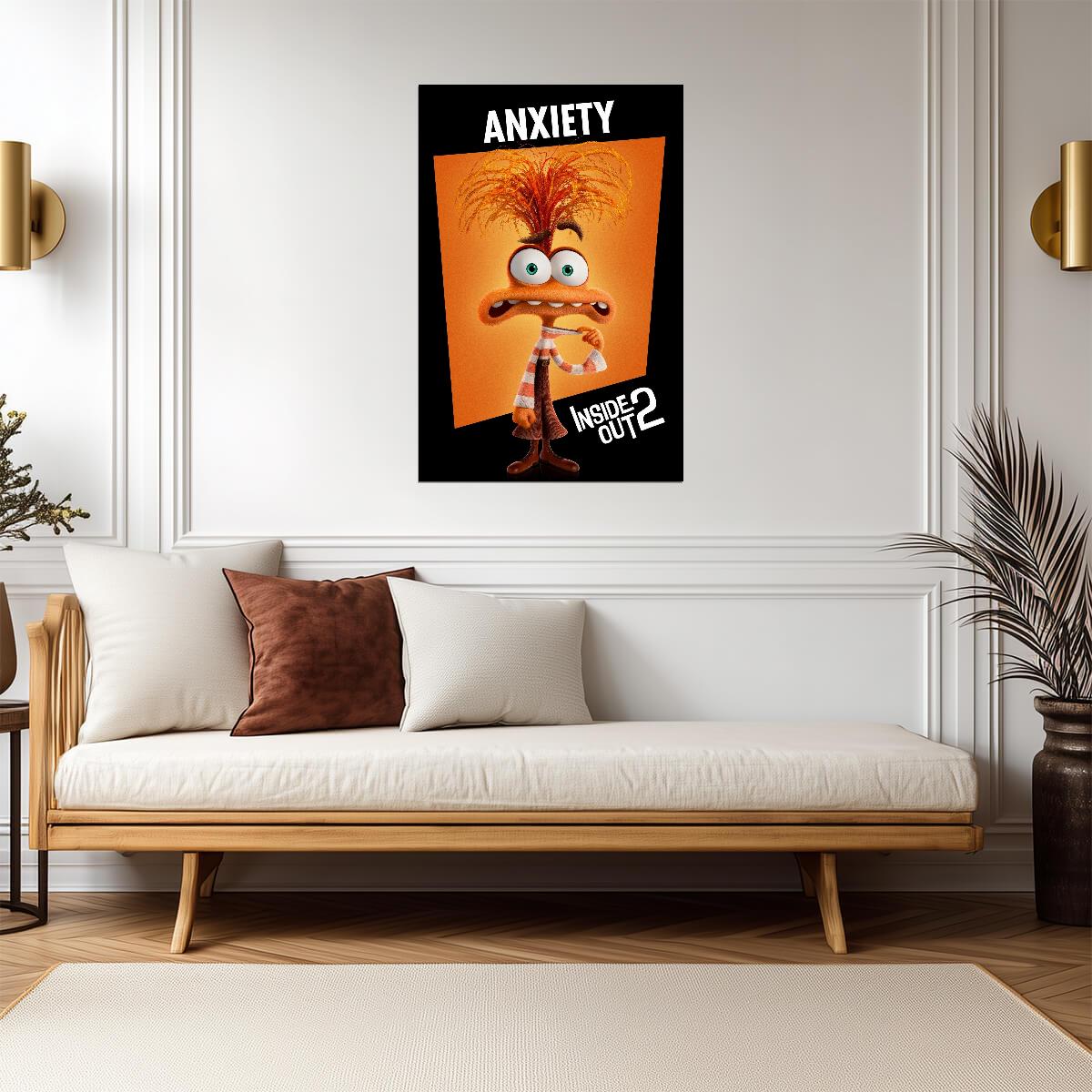 Inside Out 2 Movie Poster | Anxiety - Movies & TV Poster