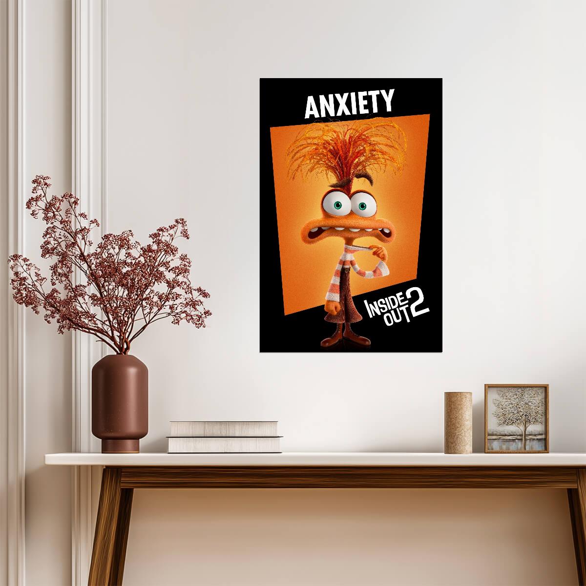 Inside Out 2 Movie Poster | Anxiety - Movies & TV Poster