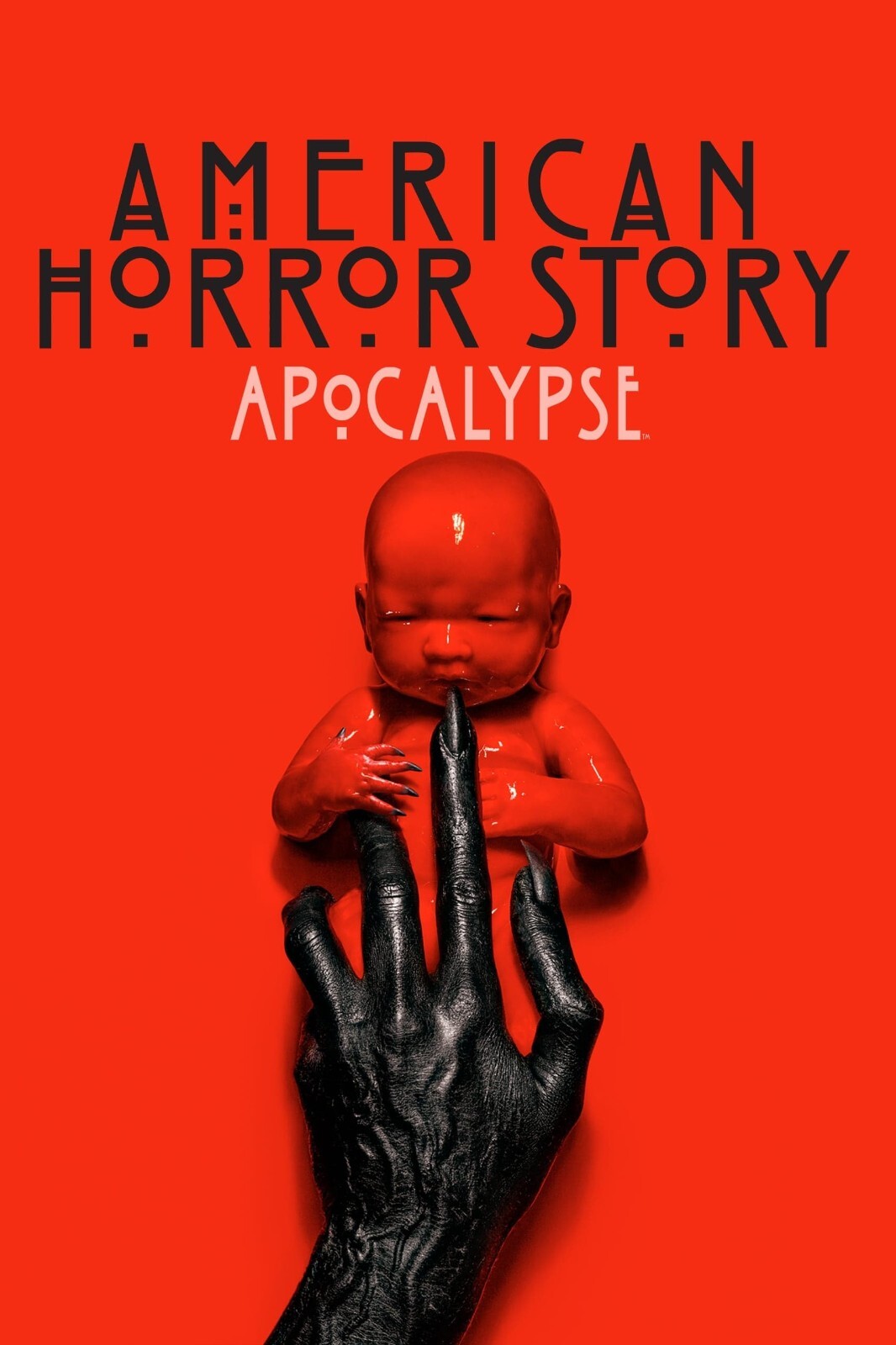 American Horror Story Apocalypse Poster | Red Baby | Horror Series Print - Movies & TV Poster