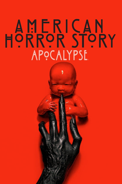 American Horror Story Apocalypse Poster | Red Baby | Horror Series Print - Movies & TV Poster