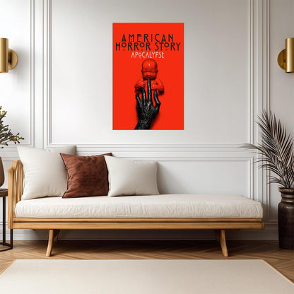 American Horror Story Apocalypse Poster | Red Baby | Horror Series Print - Movies & TV Poster