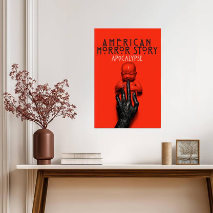 American Horror Story Apocalypse Poster | Red Baby | Horror Series Print - Movies & TV Poster