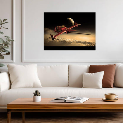 Cowboy Bebop Poster | Swordfish II Above Golden Clouds - Anime Poster