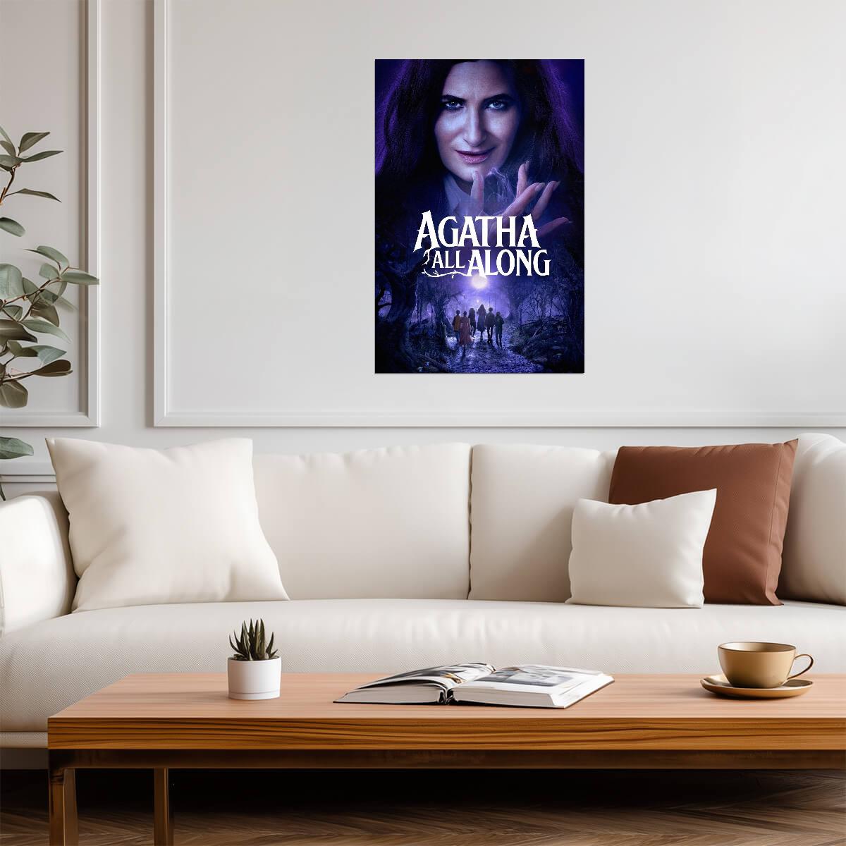 Agatha All Along Poster | Kathryn Hahn as Agatha | TV Series Print - Movies & TV Poster