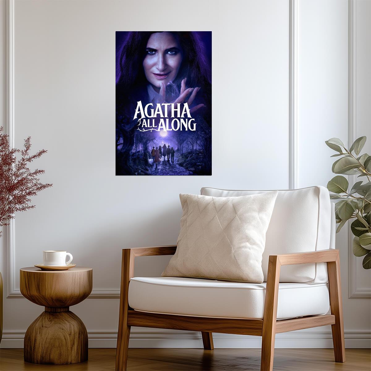 Agatha All Along Poster | Kathryn Hahn as Agatha | TV Series Print - Movies & TV Poster