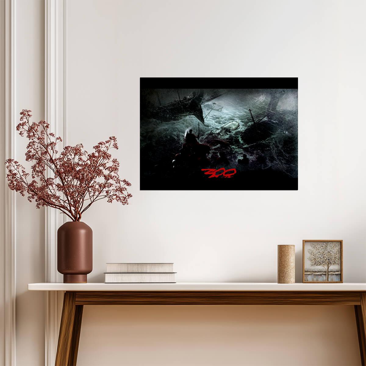 300: Rise of an Empire Poster | Naval Battle Movie Print - Movies & TV Poster