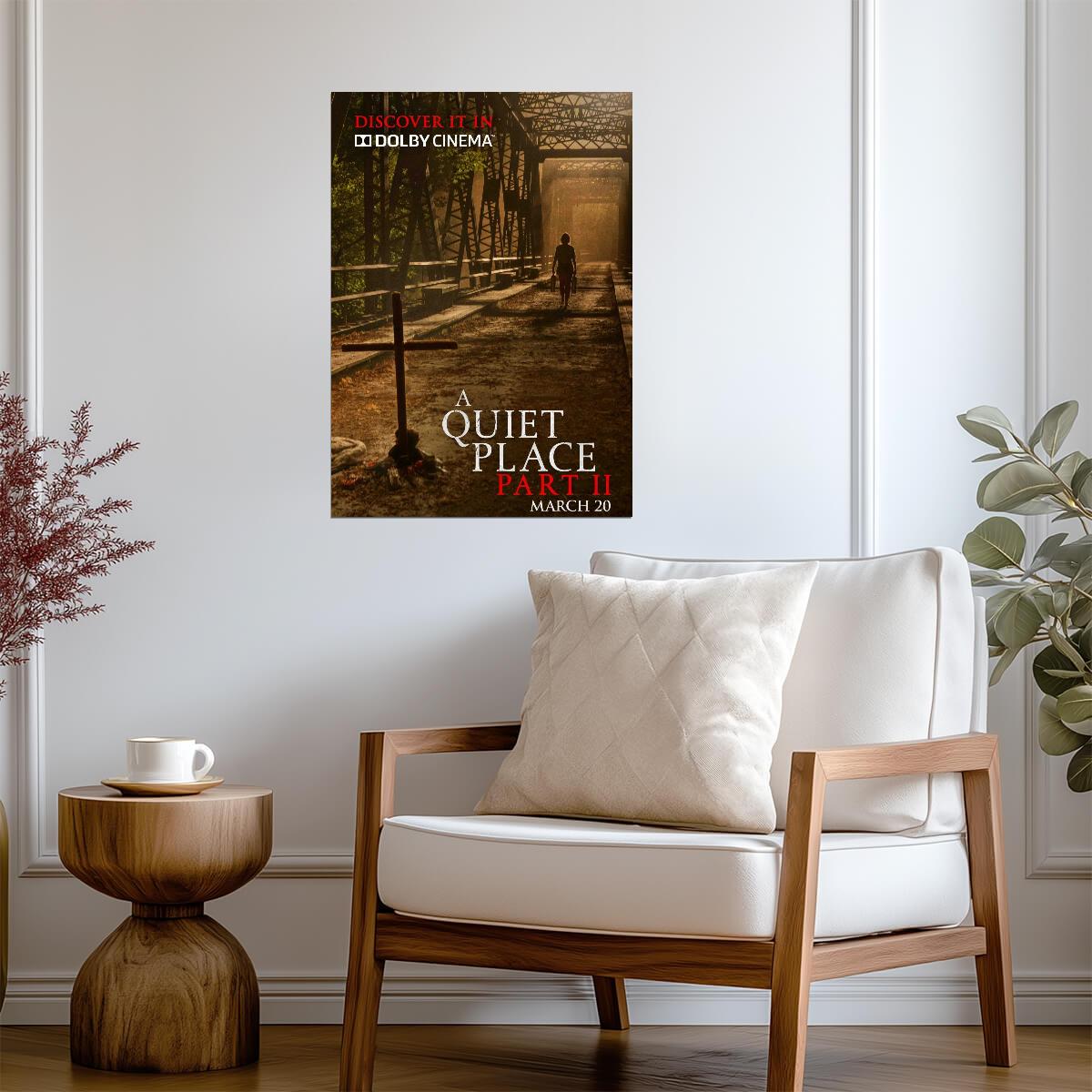 A Quiet Place Part II Poster | Abandoned Railway Bridge Movie Print - Movies & TV Poster