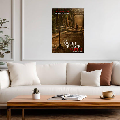 A Quiet Place Part II Poster | Abandoned Railway Bridge Movie Print - Movies & TV Poster