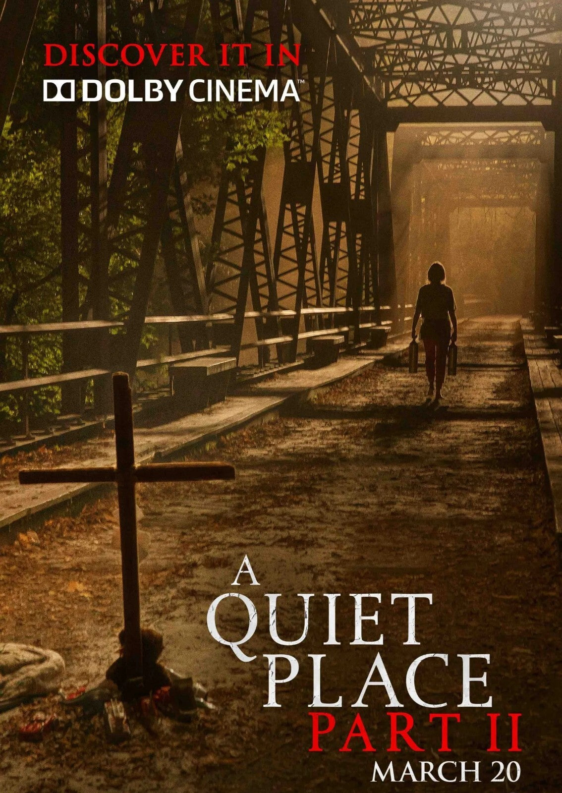 A Quiet Place Part II Poster | Abandoned Railway Bridge Movie Print - Movies & TV Poster