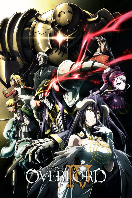 Overlord Season 4 Anime Poster | Ainz and the Guardians of Nazarick - Anime Poster