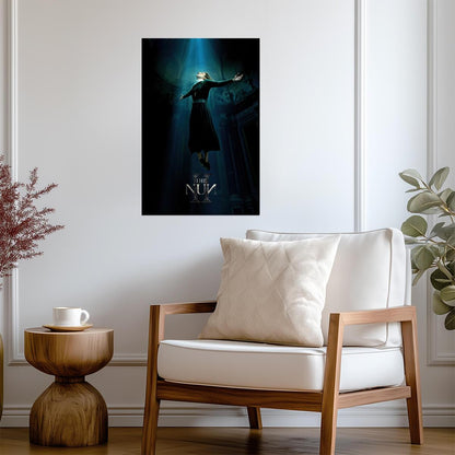 The Nun II Movie Poster | Sister Irene Levitating in a Church - Movies & TV Poster