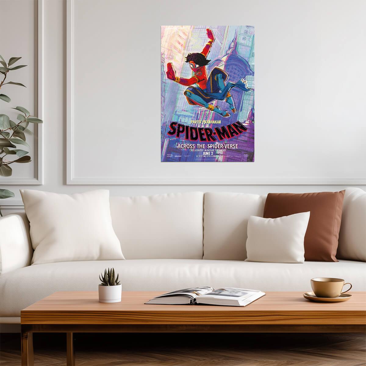 Spider-Man Across the Spider-Verse Movie Poster | Pavitr Prabhakar - Movies & TV Poster
