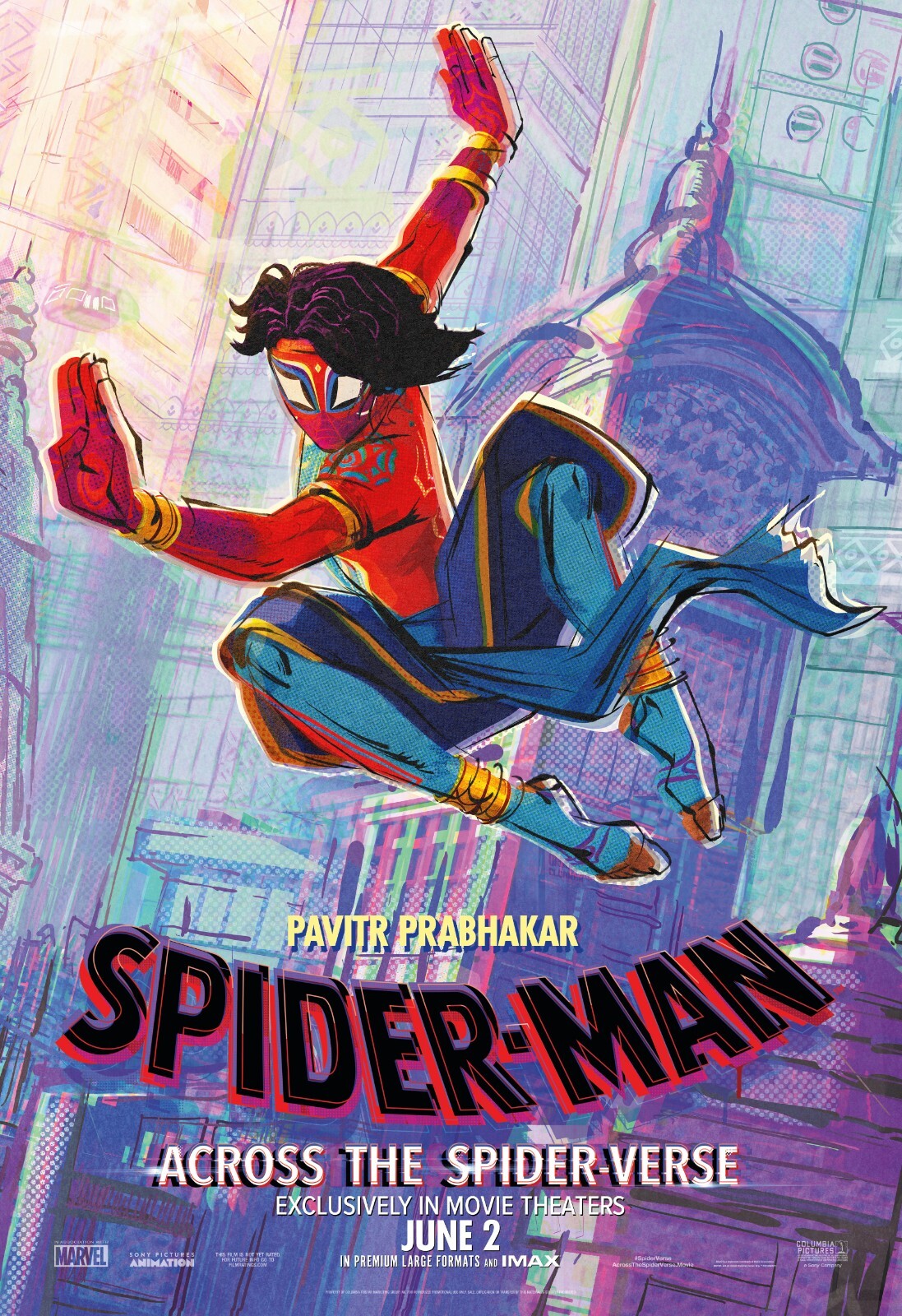 Spider-Man Across the Spider-Verse Movie Poster | Pavitr Prabhakar - Movies & TV Poster