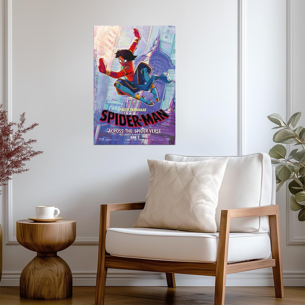 Spider-Man Across the Spider-Verse Movie Poster | Pavitr Prabhakar - Movies & TV Poster