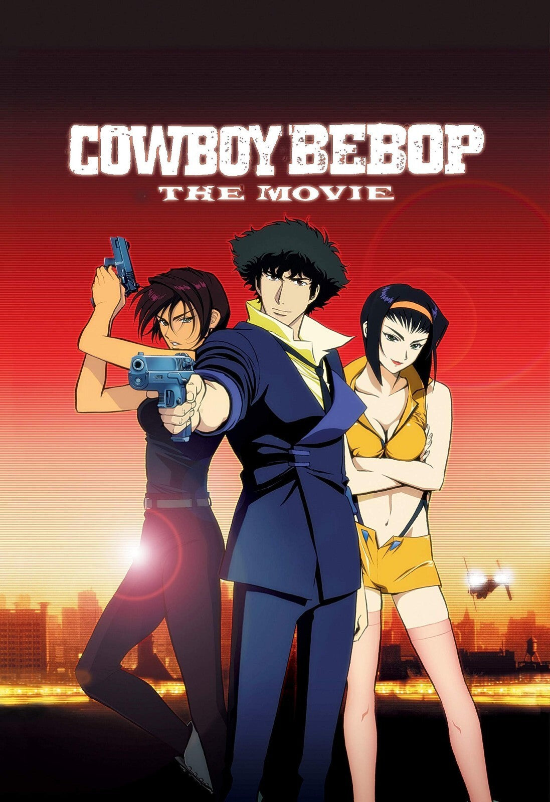 Cowboy Bebop: The Movie Poster | Spike Spiegel and Faye Valentine at Sunset - Anime Poster