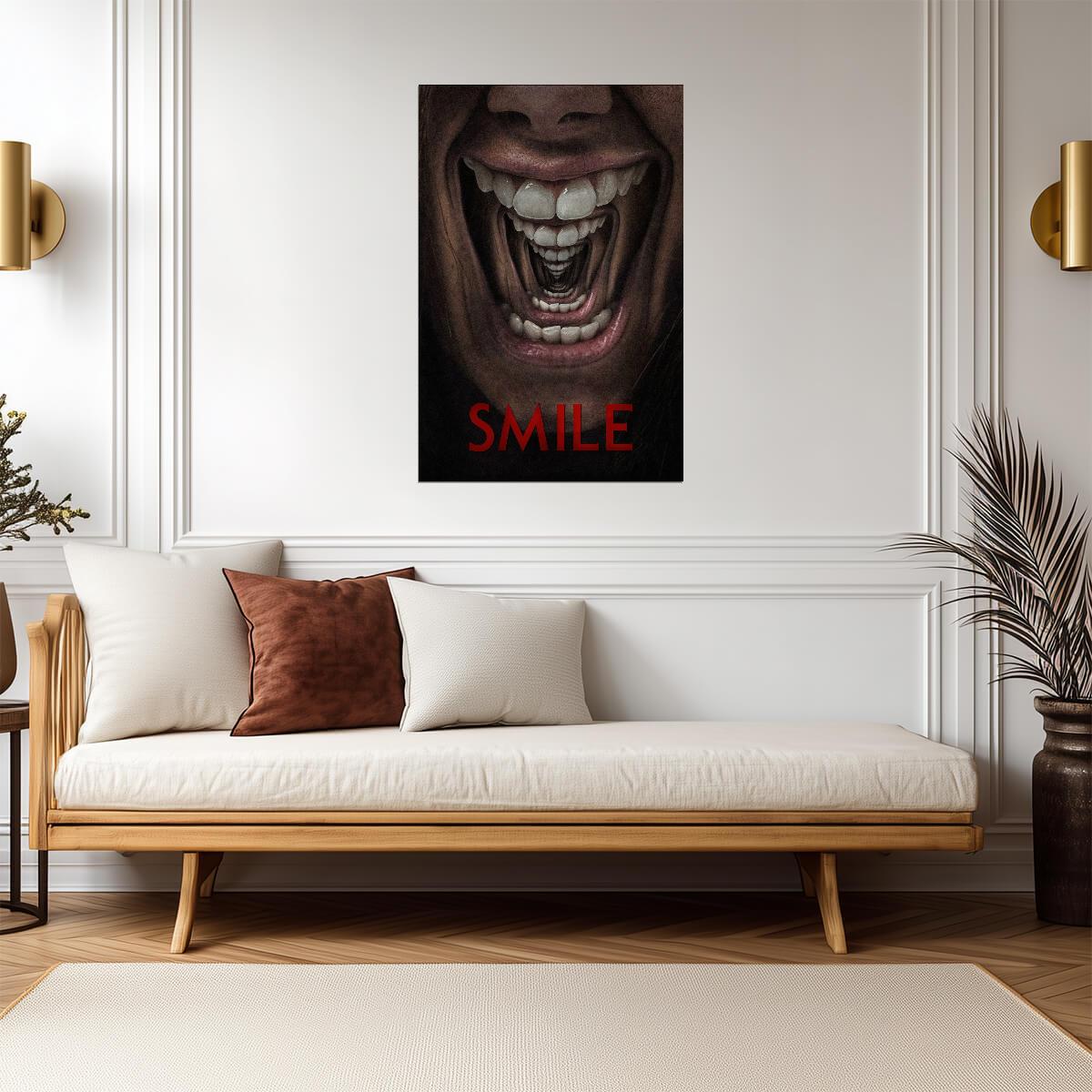 Smile 2022 Movie Poster | Screaming Mouth Within a Grin - Movies & TV Poster