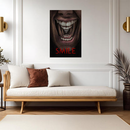 Smile 2022 Movie Poster | Screaming Mouth Within a Grin - Movies & TV Poster
