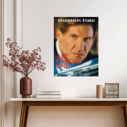 Air Force One Movie Poster | Harrison Ford Portrait Print - Movies & TV Poster