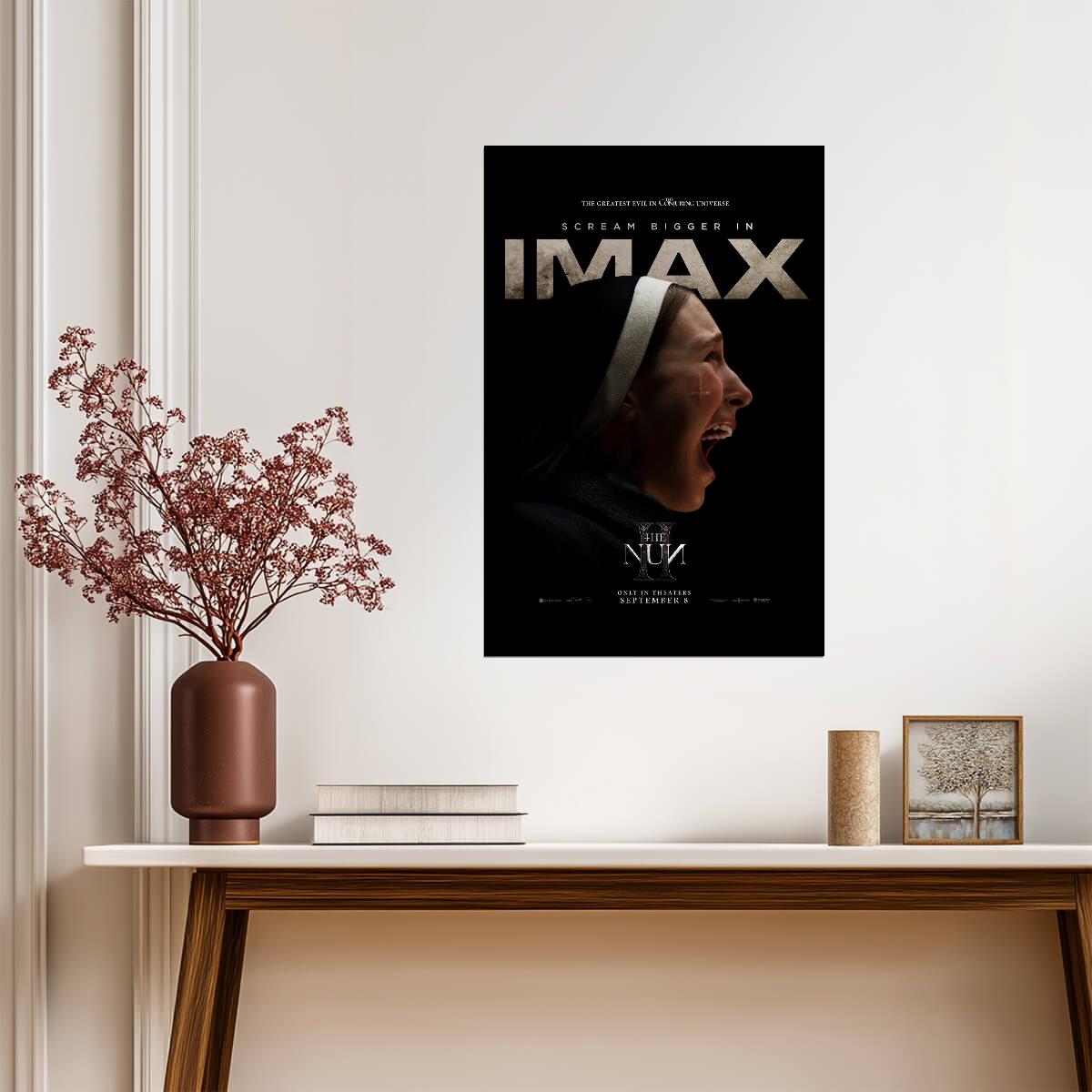 The Nun II Movie Poster | Sister Irene Screaming - Movies & TV Poster