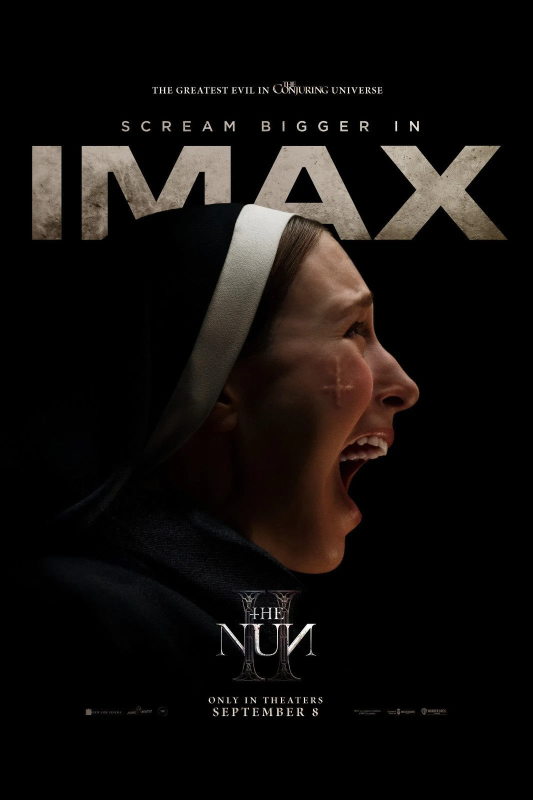 The Nun II Movie Poster | Sister Irene Screaming - Movies & TV Poster