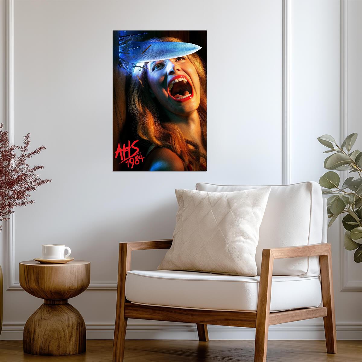 American Horror Story 1984 Poster | Knife and Screaming Woman - Movies & TV Poster