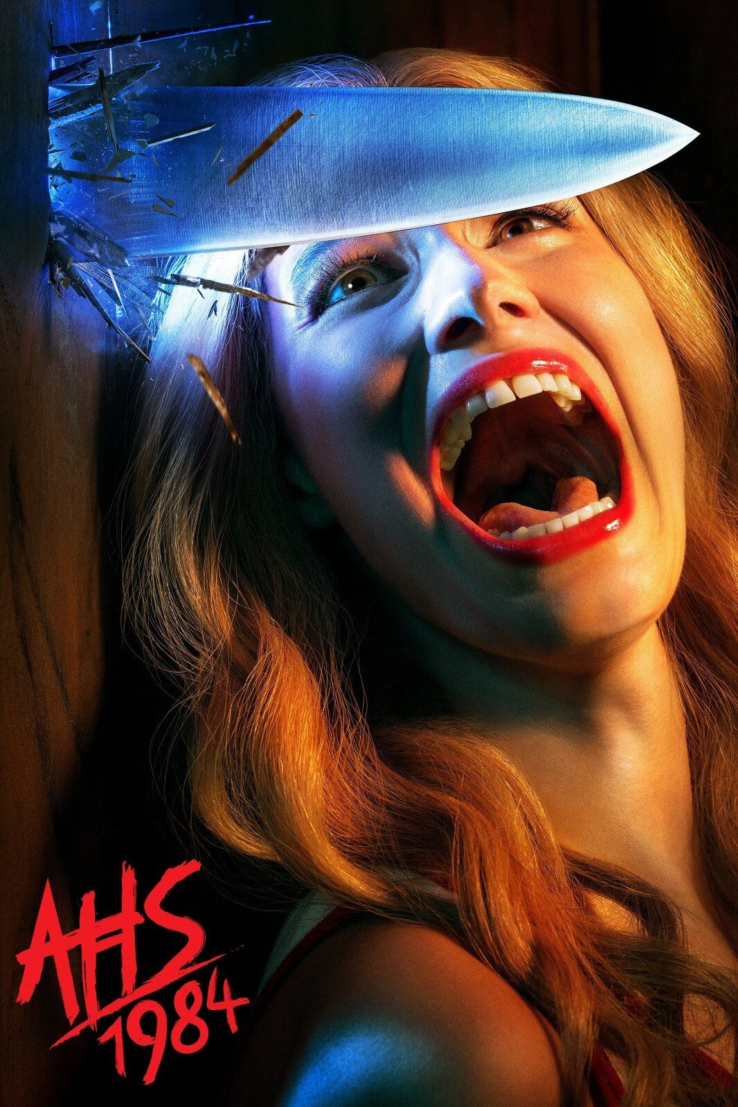 American Horror Story 1984 Poster | Knife and Screaming Woman - Movies & TV Poster