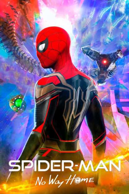 Spider-Man No Way Home Movie Poster | Spider-Man Illustrated Portrait - Movies & TV Poster