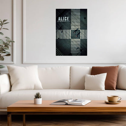 Alice in Borderland Poster | Crosswalk Scene | Minimalist Series Print - Movies & TV Poster