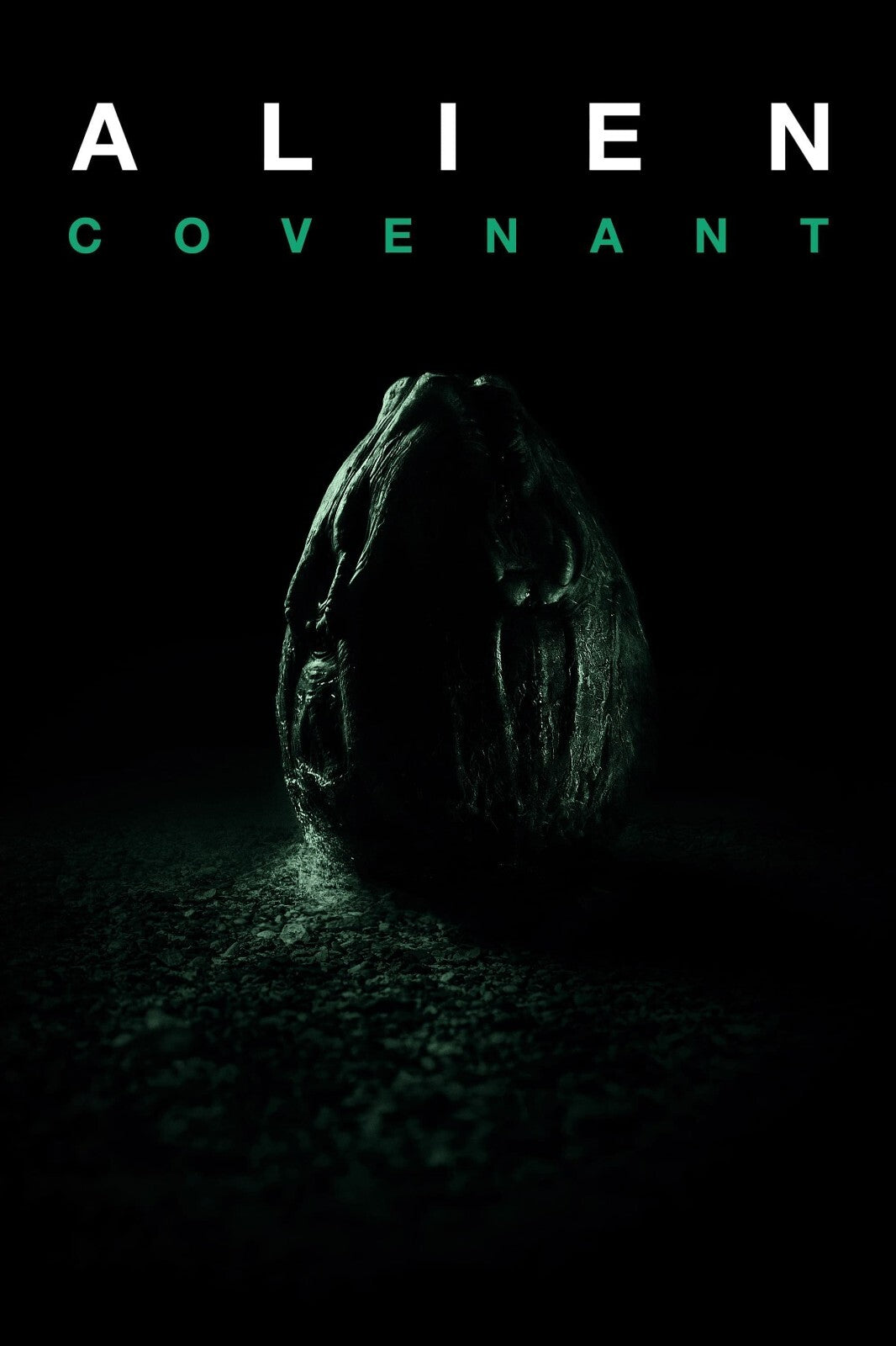 Alien Covenant Horror Movie Poster | Green Alien Egg | Minimalist Composition - Movies & TV Poster