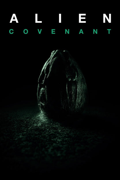 Alien Covenant Horror Movie Poster | Green Alien Egg | Minimalist Composition - Movies & TV Poster