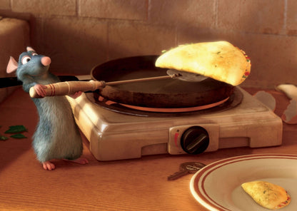 Ratatouille Movie Poster | Remy Flipping an Omelet - Movies & TV Poster