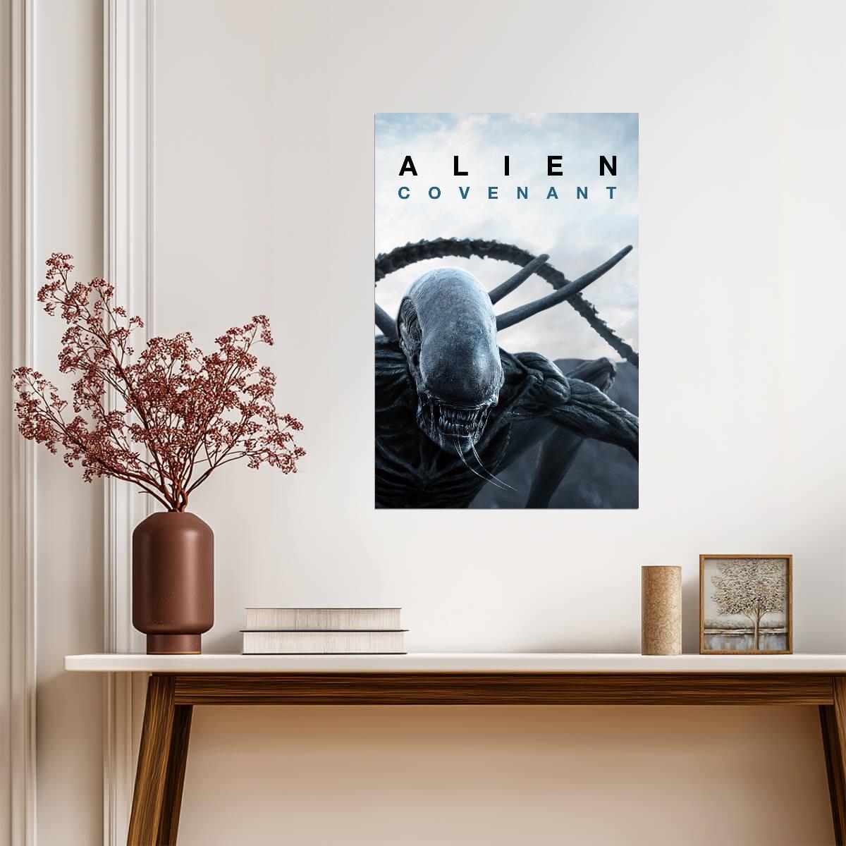 Alien Covenant Movie Poster | Xenomorph Portrait Print - Movies & TV Poster