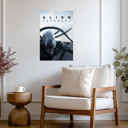 Alien Covenant Movie Poster | Xenomorph Portrait Print - Movies & TV Poster