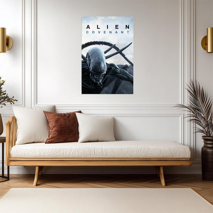 Alien Covenant Movie Poster | Xenomorph Portrait Print - Movies & TV Poster