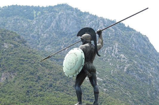 Leonidas Statue Poster | Thermopylae Greece Monument Photography - Photography Poster